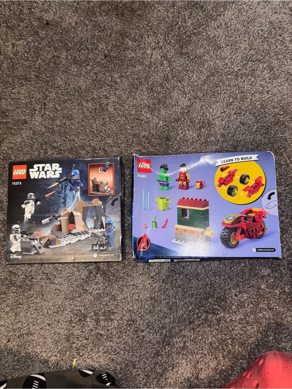 Lego Star Wars & Lego Marvel Brick Set Duo LOT OF 2 FOR 25$🔥
